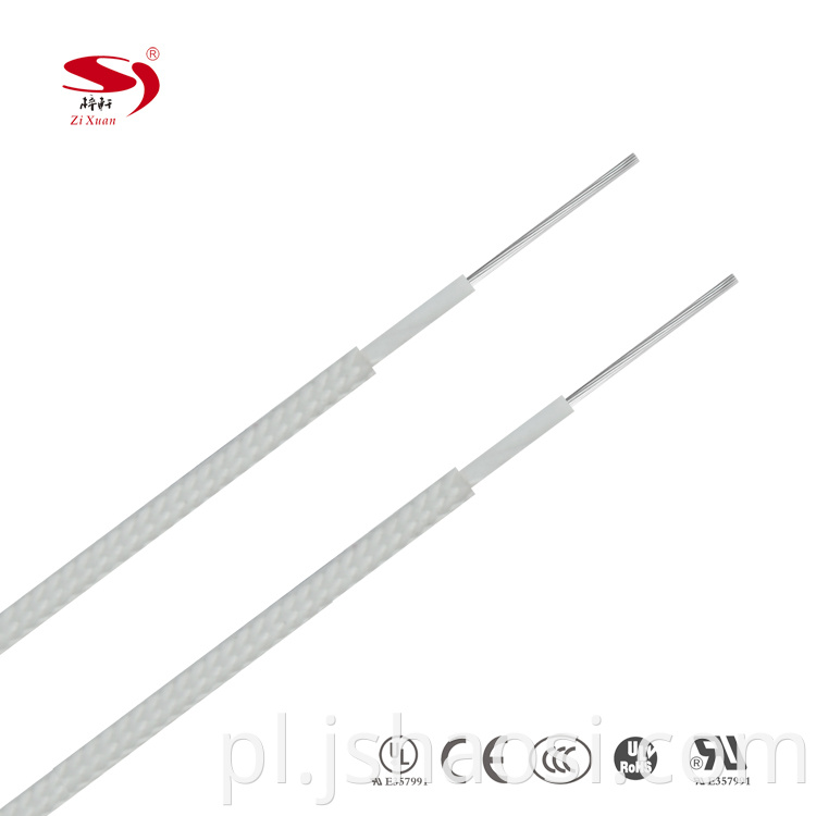 Mica wrap fire resistant wire NH-500 1.5mm² WHITE